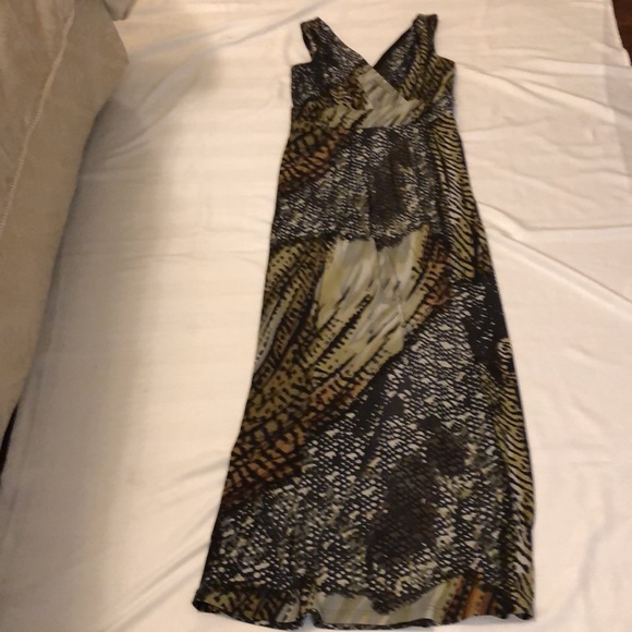 CLEO NWOT Vintage Size 4 Maxi dress multicolour prairie festival/wedding #095 - Picture 3 of 14